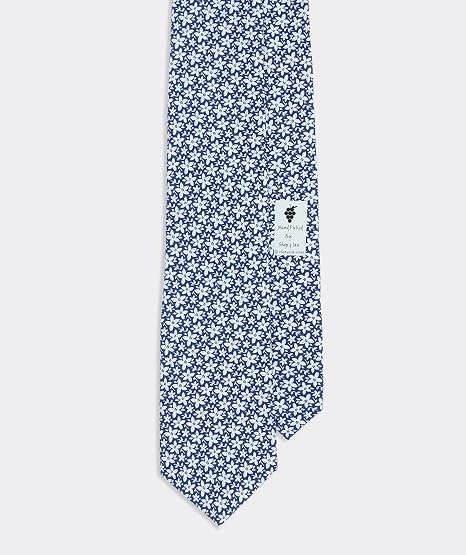 Men's Orange Blossom Floral Printed Tie
