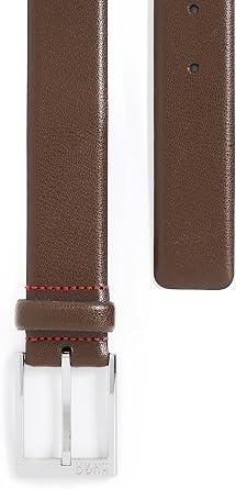 HUGO Men's Gellot Grainy Leather Dress Belt