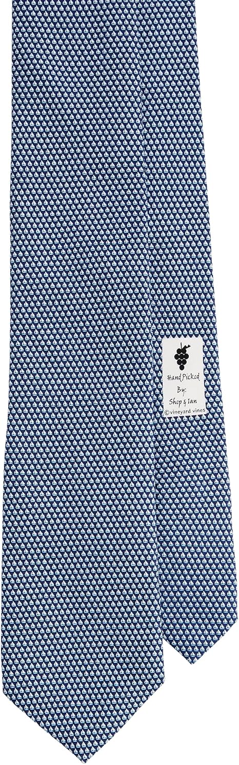 Men's Mini Sailboats Printed Tie