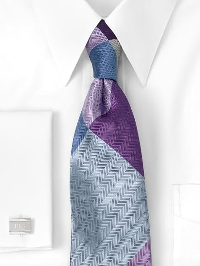 Fredrick Men's Patchwork Woven Silk Tie