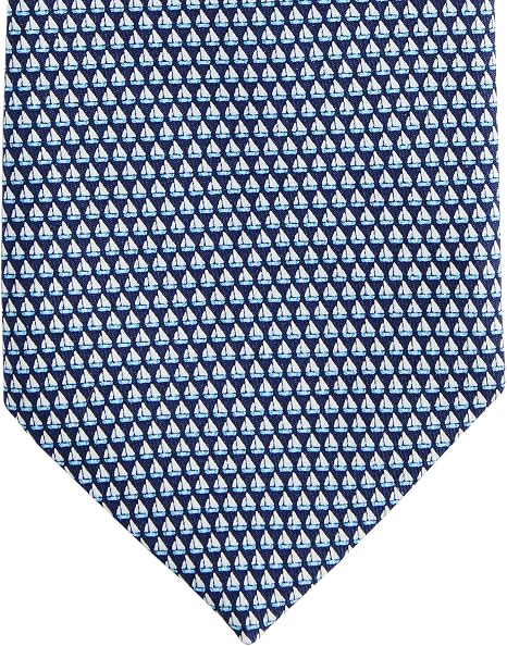 Men's Mini Sailboats Printed Tie