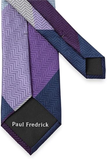 Fredrick Men's Patchwork Woven Silk Tie